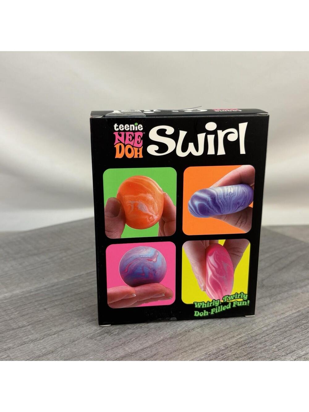 NeeDoh Teenie Swirl 4-pack, Nee Doh Mini Squishy Stress Balls - Picture 7 of 9
